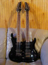 Ibanez S Doppelhals mit 7 & 6 Saiten